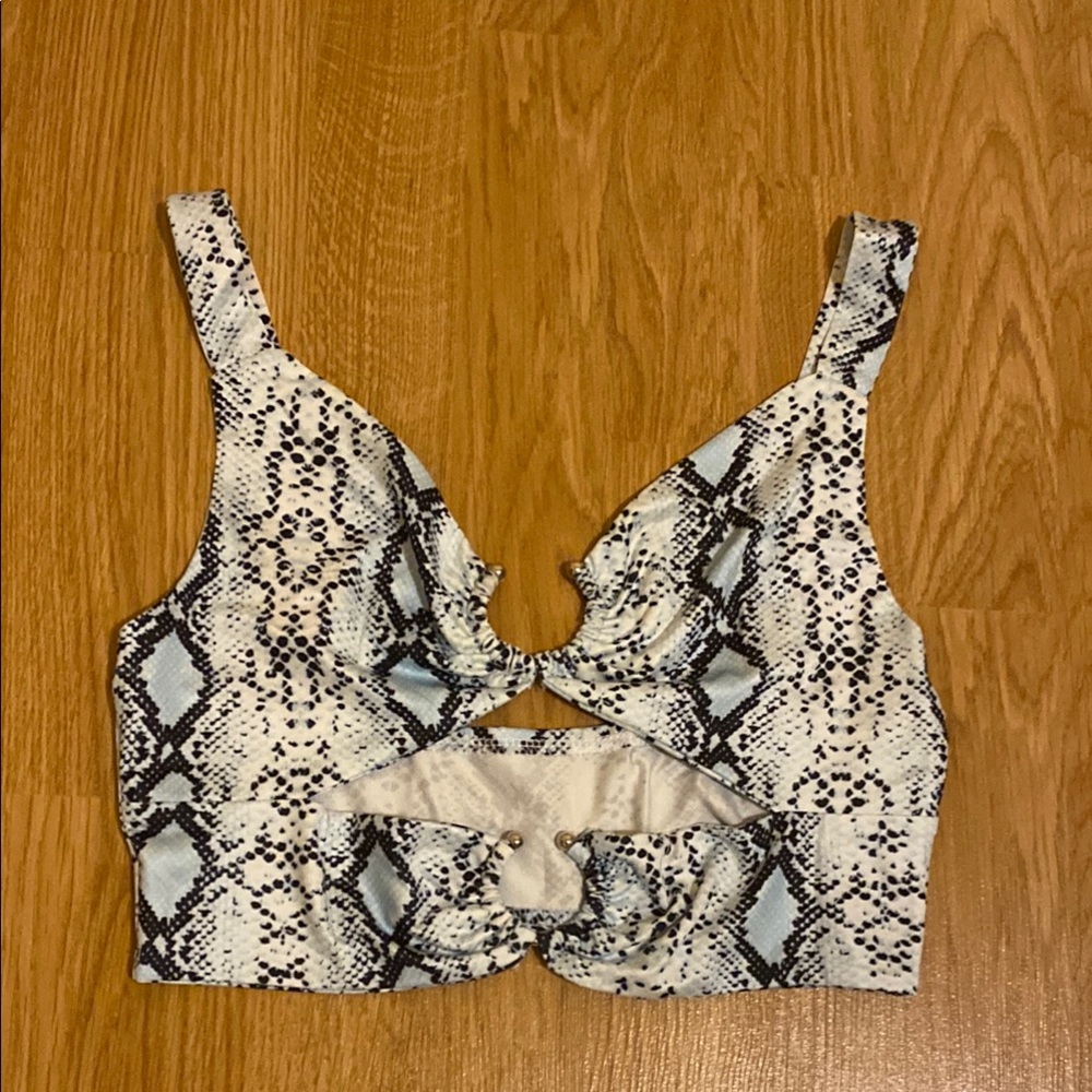 Snake Print Women's Top